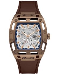 Guess - Quartz Silicone Watch 43 Mm X 42 Mm - Lyst