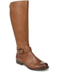 Naturalizer - Jaya Wide Calf Knee High Block Heel Riding Boots - Lyst