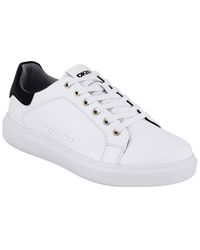 DKNY - Smooth Leather Sneakers - Lyst