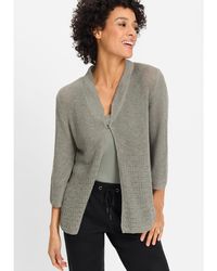 Olsen - Open Front Cardigan - Lyst