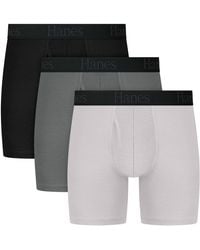 Hanes - Ultimate Comfort Flex Fit Boxer Briefs - Lyst
