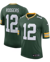 Nike Men's Aaron Rodgers Green Bay Packers Gridiron Jersey in Gray for Men