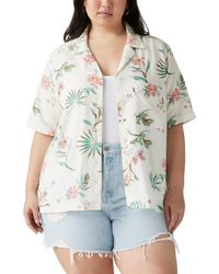 Levi's - Trendy Plus Size Joyce Short-sleeve Resort Shirt - Lyst