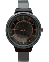 Olivia Pratt - Metallic Colors Round Face Bangle Watch - Lyst