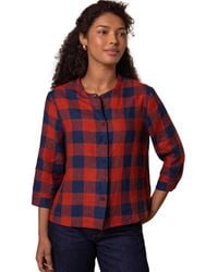 Celtic & Co. - Check Swing Blouse - Lyst