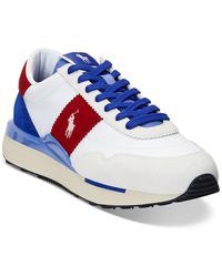 Polo Ralph Lauren - Train 89 Paneled Lace-up Sneakers - Lyst