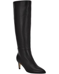 Calvin Klein - Garray Pointy Toe Stiletto Heel Knee High Dress Boots - Lyst