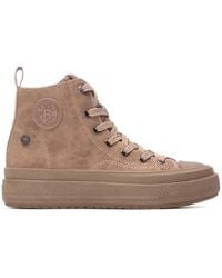 Xti - Casual High Top Suede Sneakers Refresh Collection By - Lyst