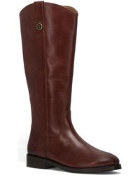 Frye - Melissa Western Knee High Leather Boots - Lyst
