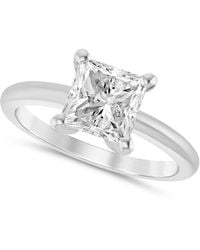 Macy's - Diamond Solitaire Engagement Ring (3/4 Ct. T.w. - Lyst