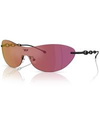 DIESEL - Large Sunglasses - Lyst