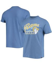 47 Brand Royal Los Angeles Rams Turn Back Franklin T-shirt in Blue for 