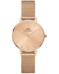 Daniel Wellington - Petite Unitone Rose Gold-tone Stainless Steel Watch 28mm - Lyst