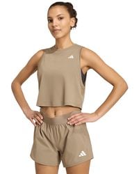 adidas - Women's Train Essentials Boxy Workout Tank Top - Lyst