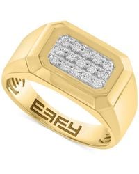 Effy - Effy Diamond Rectangular Cluster Ring (1/4 Ct. T.w. - Lyst