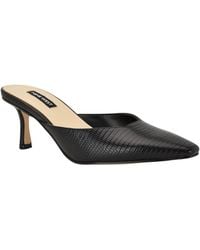 Nine West - Camenla Snip Toe Kitten Heel Mules - Lyst