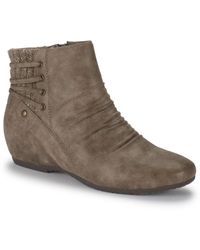 baretraps wedge bootie