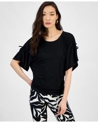 INC International Concepts - Side-tie Animal-print Top - Lyst