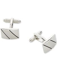 Perry Ellis - Diagonal Line Cufflinks - Lyst