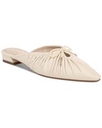 Sam Edelman - Julia Ruched Pointed-toe Flats - Lyst
