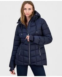 Calvin Klein - Packable Hooded Drawstring Puffer Jacket - Lyst