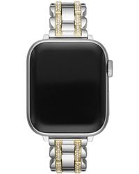 Kate Spade - Two-tone Pavé Stainless Steel Bracelet 38/40mm Band For Apple Watch® - Lyst