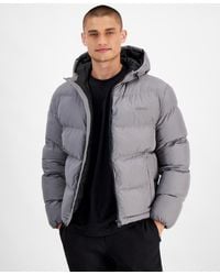 BOSS - Hugo By Beazly2436 Slim-fit Quilted Full-zip Hooded Puffer Jacket - Lyst