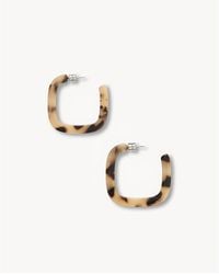 Machete - Midi Square Hoops - Lyst