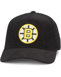 American Needle - Boston Bruins Corduroy Chain Stitch Adjustable Hat - Lyst