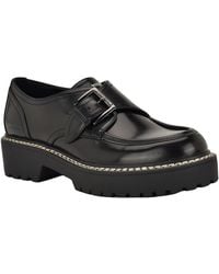 Calvin Klein - Saundee Lug Sole Loafers - Lyst