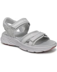 Ryka - Devotion Max Strappy Flat Sandals - Lyst