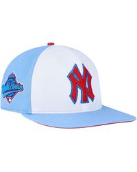 Pro Standard - White And Light Blue New York Yankees Blue Raspberry Ice Cream Drip Snapback Hat - Lyst