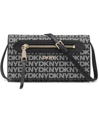 DKNY - Bryant Ave Mini Logo Wallet Crossbody - Lyst