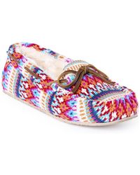 Minnetonka - Comfy Moc Slipper - Lyst