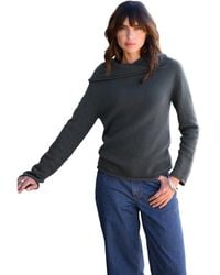 Celtic & Co. - Collared Slouch Sweater - Lyst