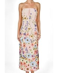 Endless Rose Floral Embroidered Mini Dress in White