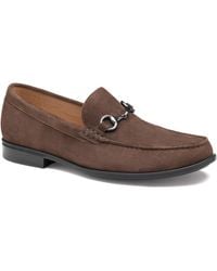 Johnston & Murphy - Harrison Bit Round Toe Loafers - Lyst