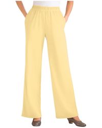 Woman Within - Within Tall 7-day Knit Wide-leg Pant - Lyst