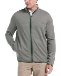 PGA TOUR - Horizontal Fleece Full-zip Sweatshirt - Lyst