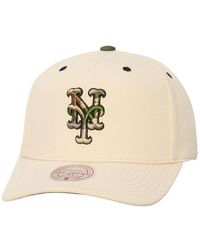 Mitchell & Ness - And New York Mets Camo Logo Pro Crown Snapback Hat - Lyst