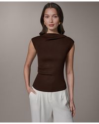 Donna Karan - Sleeveless Sweater Top - Lyst