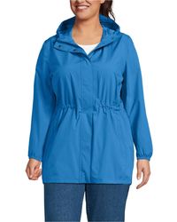 Lands' End - Plus Size Squall Packable Waterproof Raincoat - Lyst