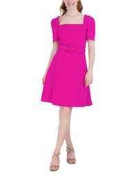Donna Ricco - Donna Rico Belted Fit & Flare Dress - Lyst