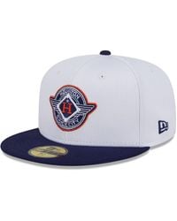 KTZ - White/navy Houston Astros 2025 City Connect Batting Practice 59fifty Fitted Hat - Lyst