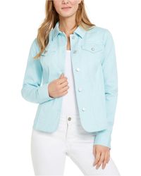 charter club white denim jacket