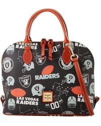 Dooney & Bourke - Las Vegas Raiders Game Day Zip Satchel - Lyst