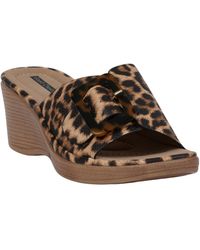 Gc Shoes - Teri Buckle Wedge Sandals - Lyst
