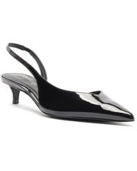 SCHUTZ SHOES - Alessia Low Slingback Kitten Heel Pointed Toe Pumps - Lyst