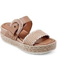 Earth - Colla Open Toe Casual Platform Wedge Sandals - Lyst