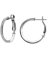 Giani Bernini - Cubic Zirconia Small Hoop Earrings - Lyst
